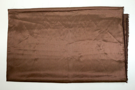 Hot Chocolate Rayon Blend Fabric, Crinkle Texture 60" x 2 yds