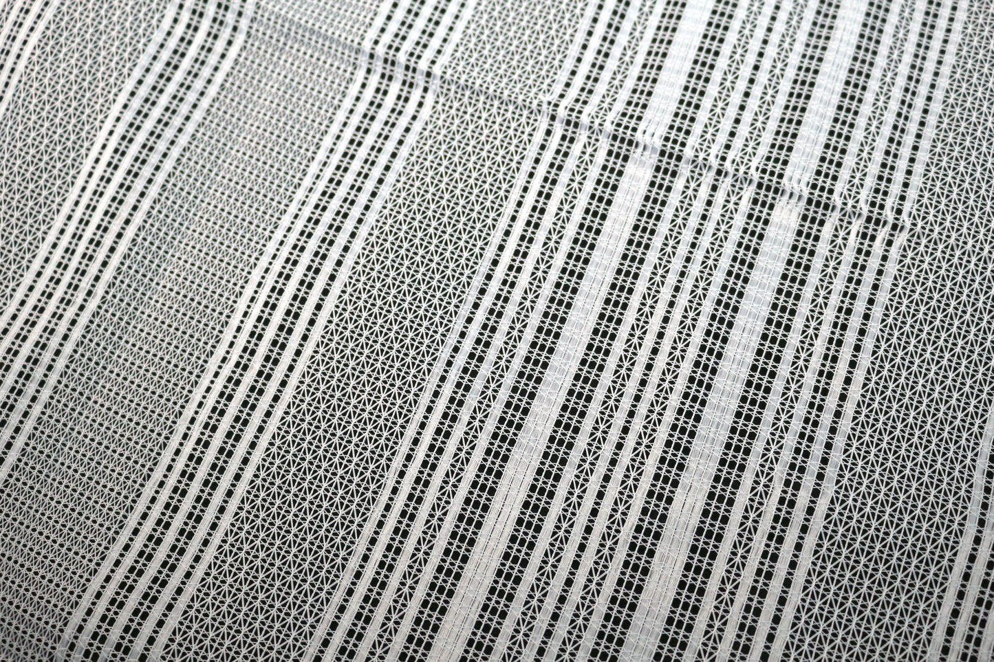 White Lace with Delicate Line Design 38" x 34"