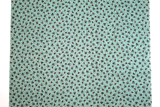 Pebble Hearts Cotton Fabric 45" x 1 yd
