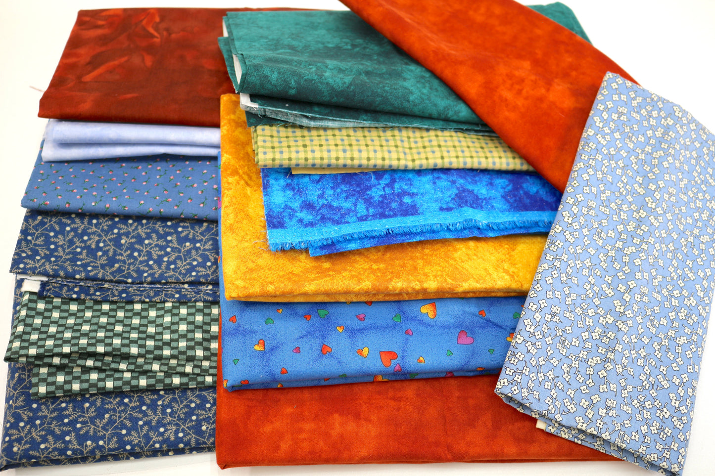 All Cotton Fabric Stash Builder, Fabric for Small Projects, Learn to Sew Beginner Fabric