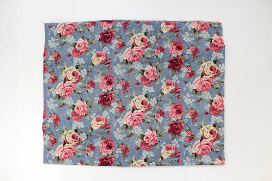 Cotton Rose Theme Fabric 44" x 4 yds