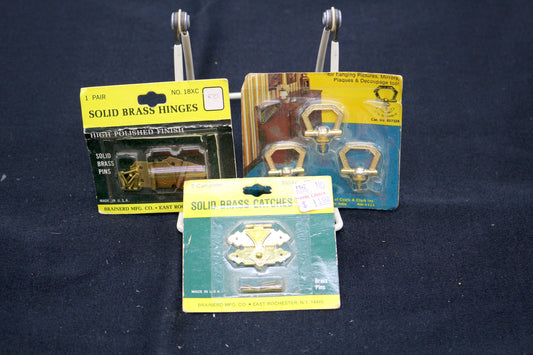 Solid Brass Hinges Bundle