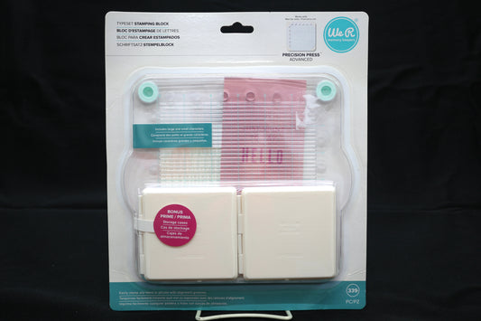 We R Memory Keepers Typeset Stamping Block