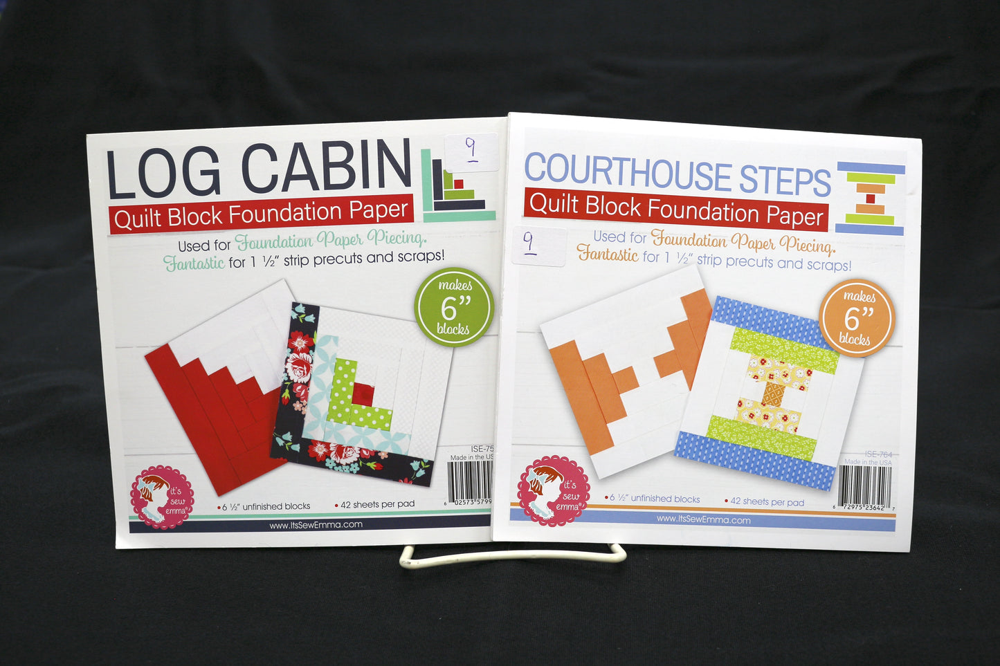 Courthouse Steps and Log Cabin Foundation Paper Bundle