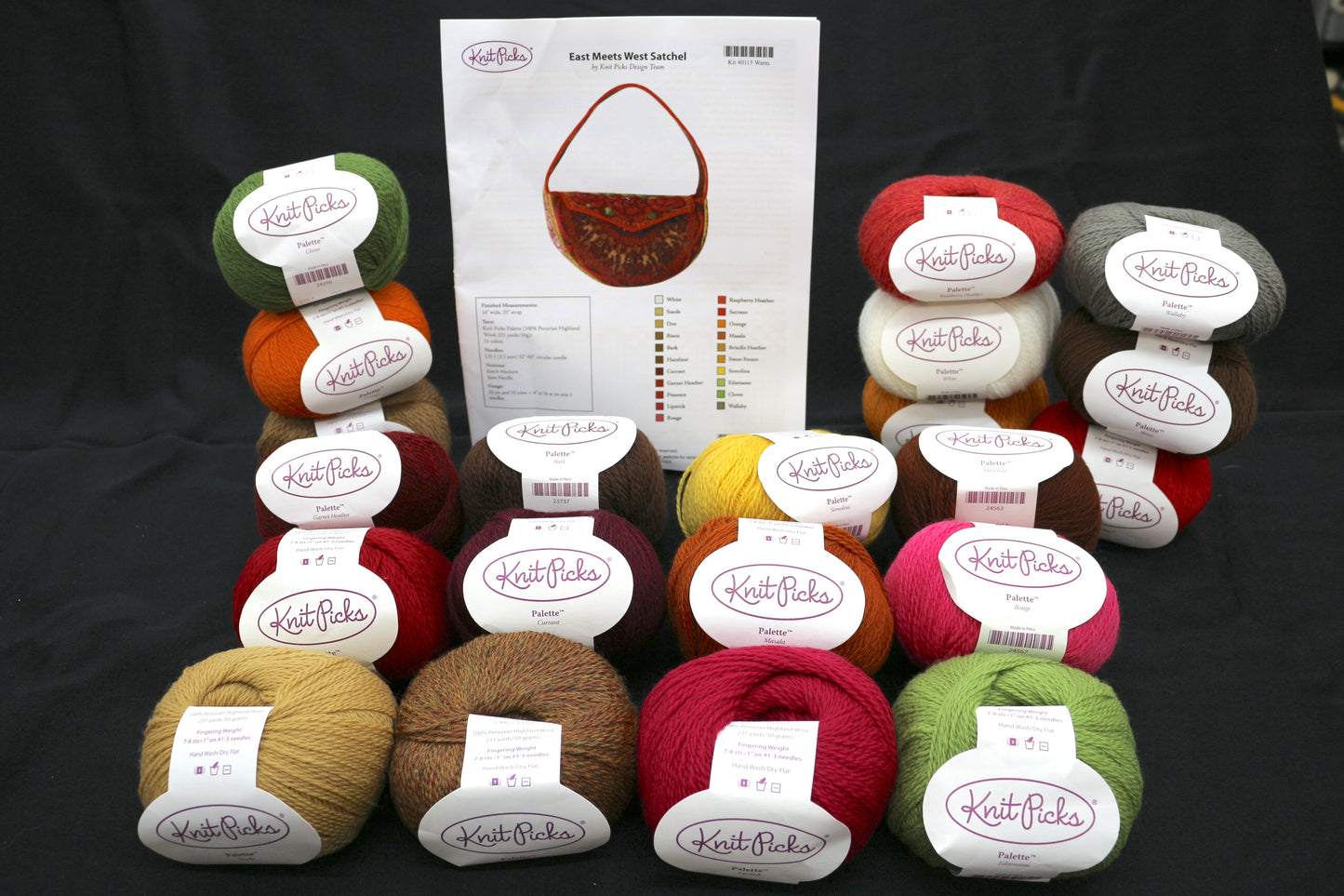 Knit Picks East Meets West Satchel Kit