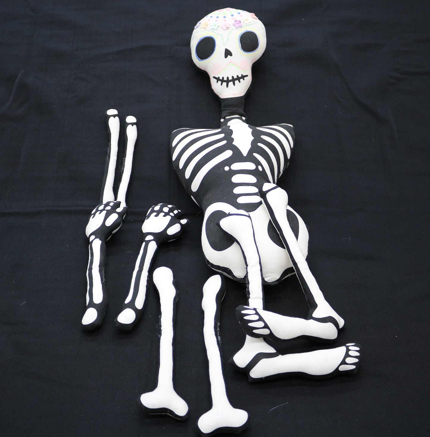 Cloth Skeleton, Dia De Los Muertos Decor, Halloween Decoration