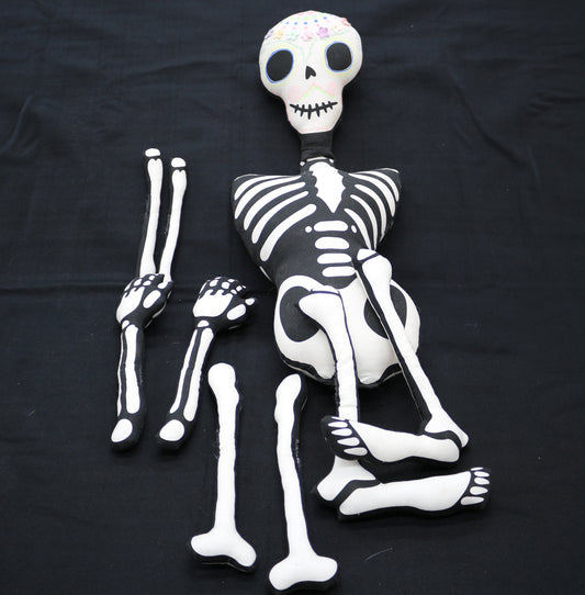 Cloth Skeleton, Dia De Los Muertos Decor, Halloween Decoration