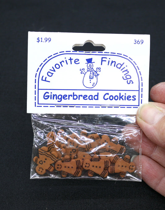 Favorite Findings Gingerbread Cookies Button Pack