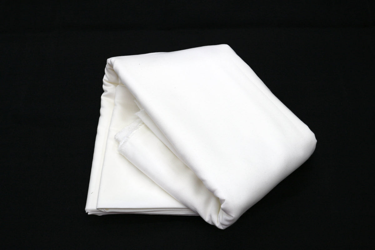 White Cotton Twill Fabric 64" x 4.75 yds