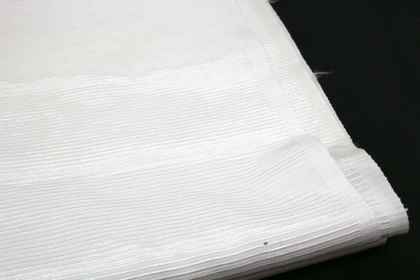 Textured White Rayon Blend Fabric 45" x 3.5 yds