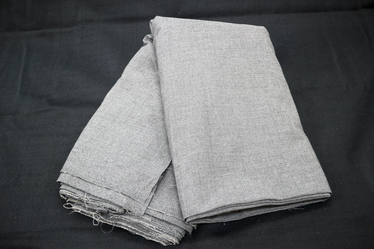 Heather Gray Cotton Blend Fabric 64" x 5+ Yards