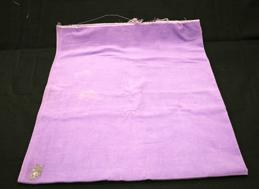 Purple Corduroy Fabric 44" x 1.25 yds (sun-stain)