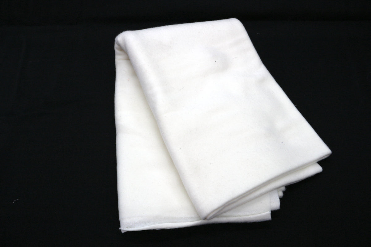 Cream Fleece Fabric 60" x 1 yd