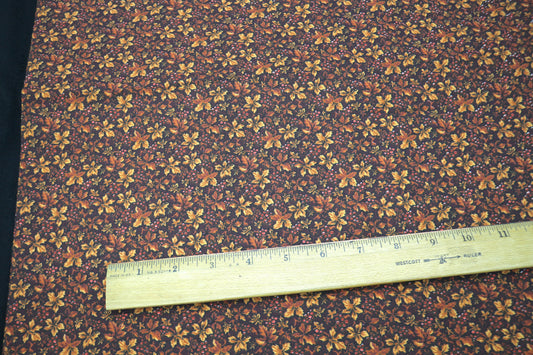 Fall Leaves Cotton Fabric 44" x 5 yds