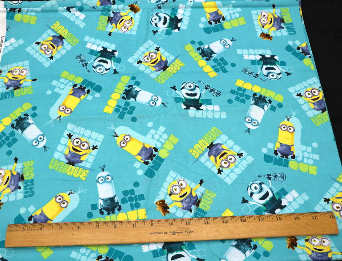 Unique Minions Cotton Fabric 44" x 4 yds