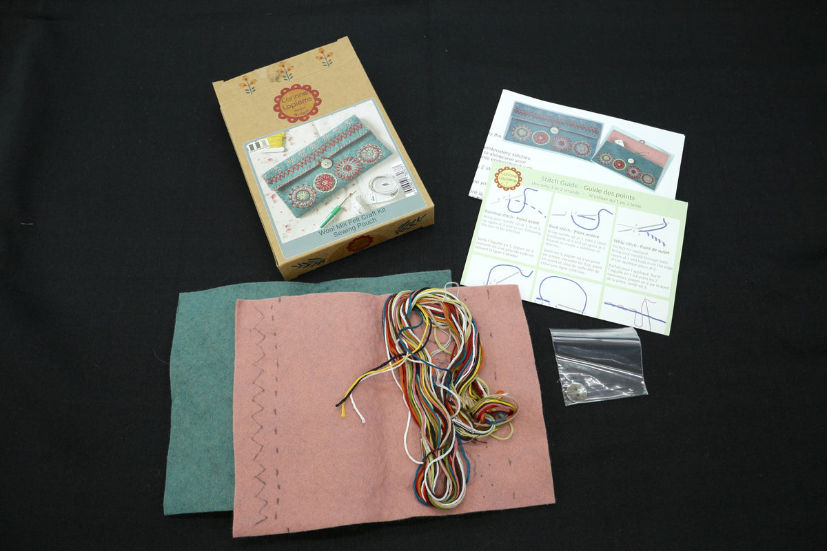 Corinne Lapierre Wool Mix Felt Craft Kit (started and not finished)
