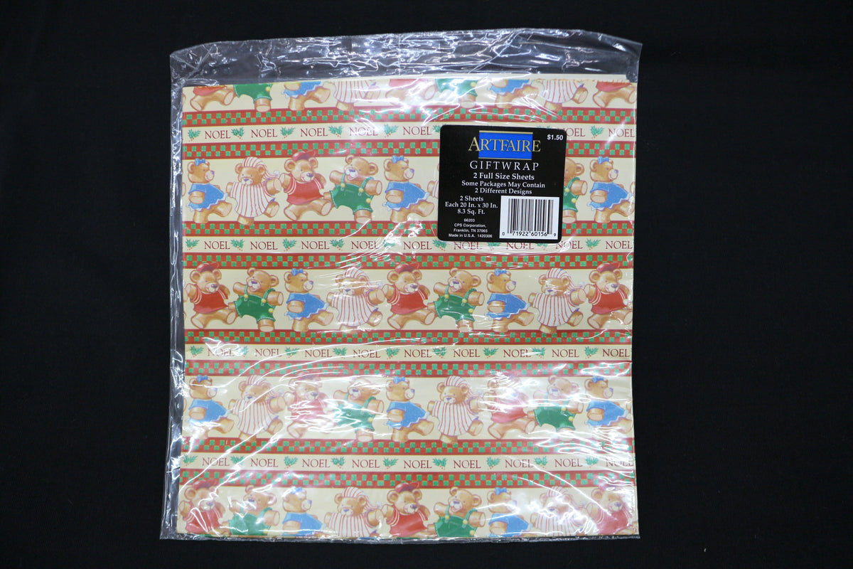 Vintage Gift Wrapping Paper Bundle