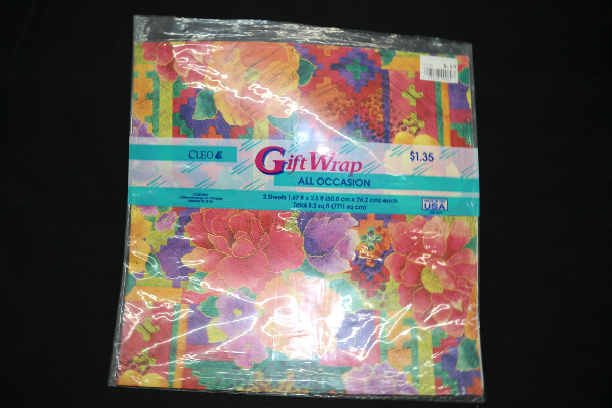 Vintage Gift Wrapping Paper Bundle