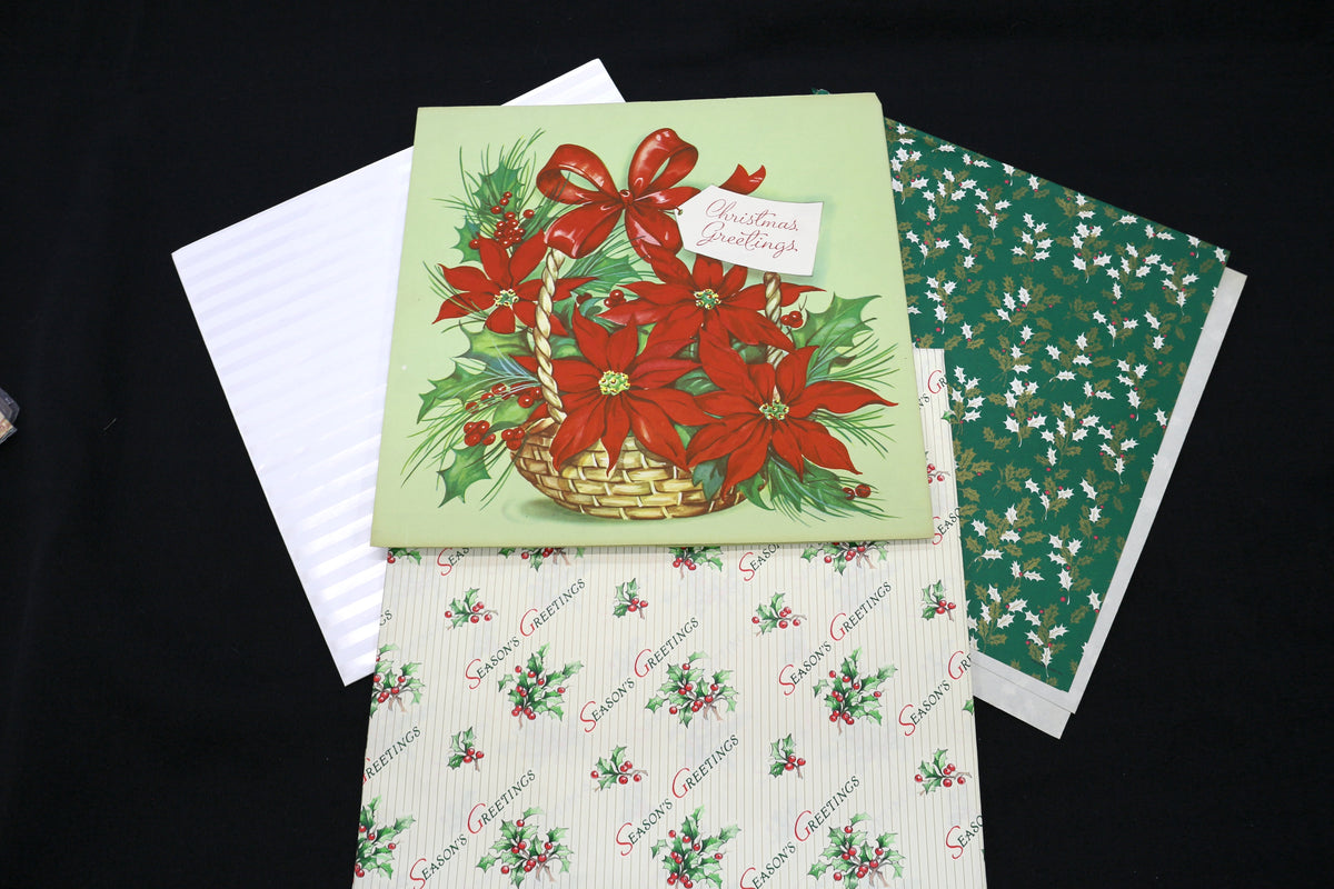 Vintage Gift Wrapping Paper Bundle