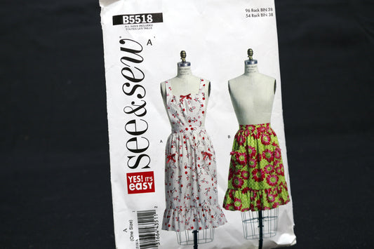 See & Sew 5518 Apron Sewing Pattern