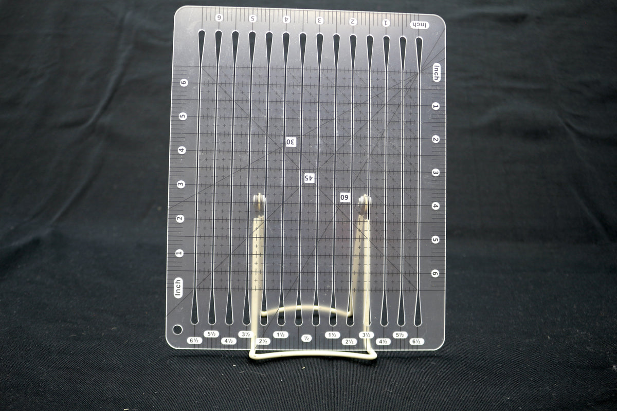 1" Slotted Quilting Ruler for making Strips of Fabric