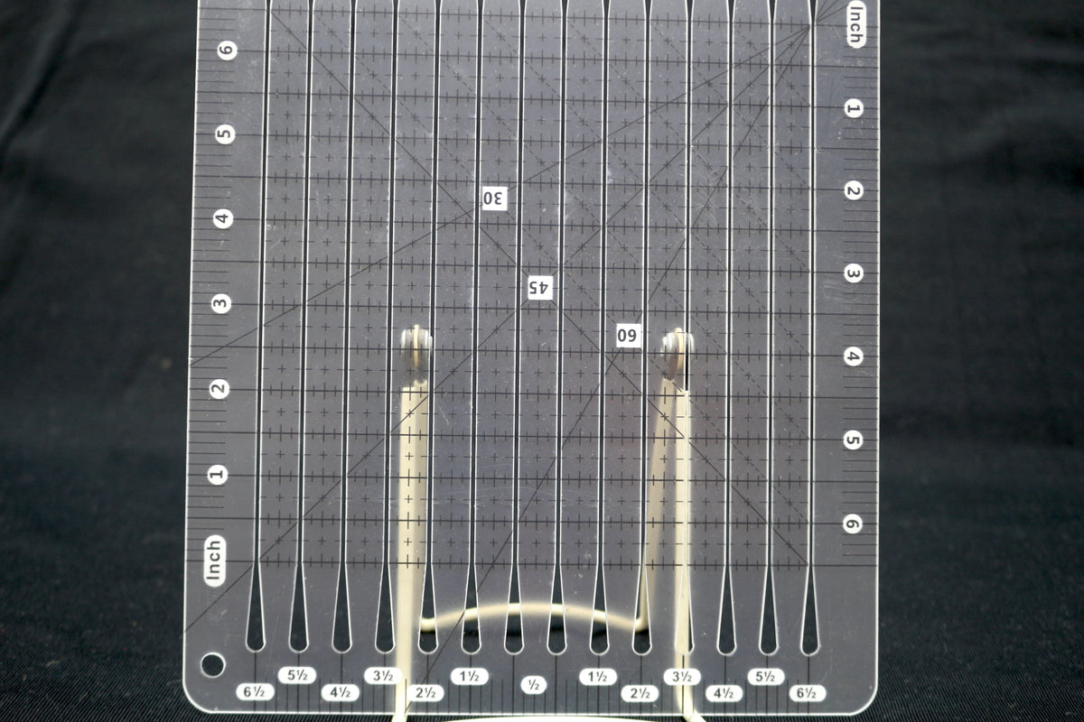 1" Slotted Quilting Ruler for making Strips of Fabric