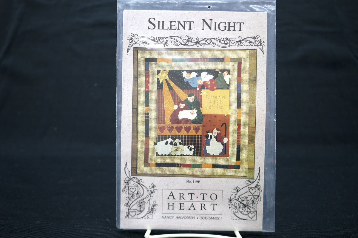 Art to Heart Silent Night Wall Quilt Sewing Pattern (22" x 24")