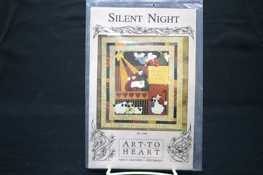 Art to Heart Silent Night Wall Quilt Sewing Pattern (22" x 24")