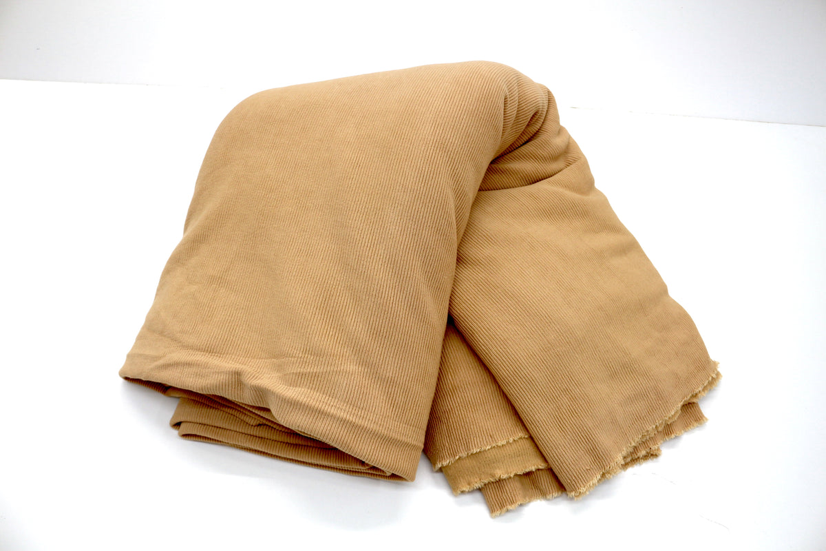 Beige Rib Knit FAbric 58" x 6.25 yds
