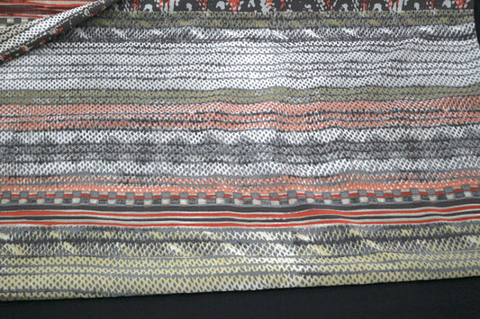 Earth Tone Multi Design Rayon Blend Fabric 58" x 2 yds