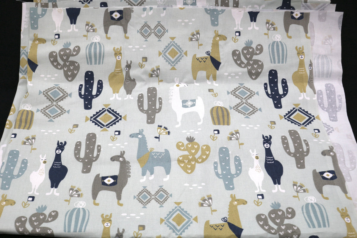 Llama Canvas Fabric 45" x 2 yds