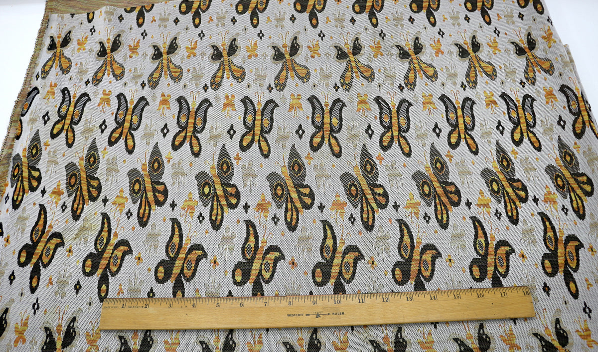 70's Vibes Butterflies Polyester Fabric 58" x 1 yd
