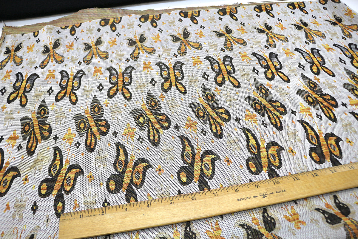 70's Vibes Butterflies Polyester Fabric 58" x 1 yd