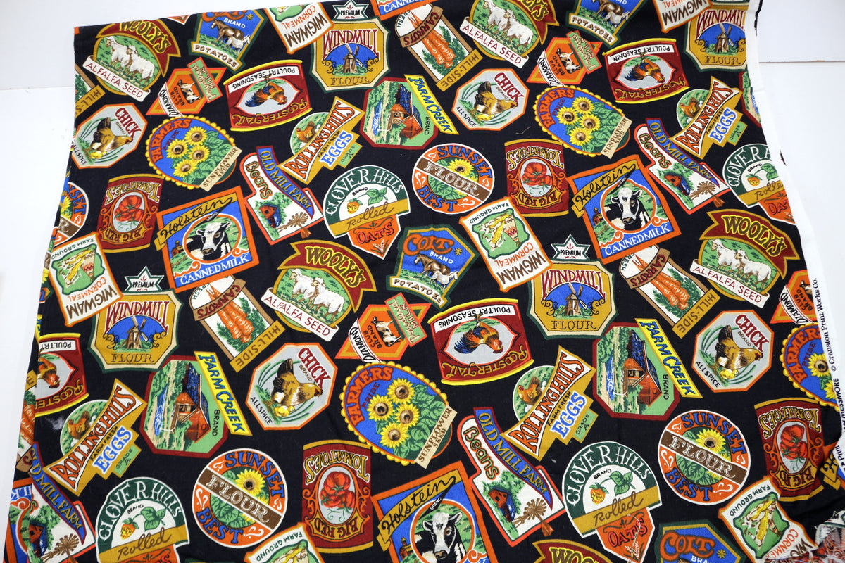 Patches on the Farm Cotton Fabric 44" x 2 yds