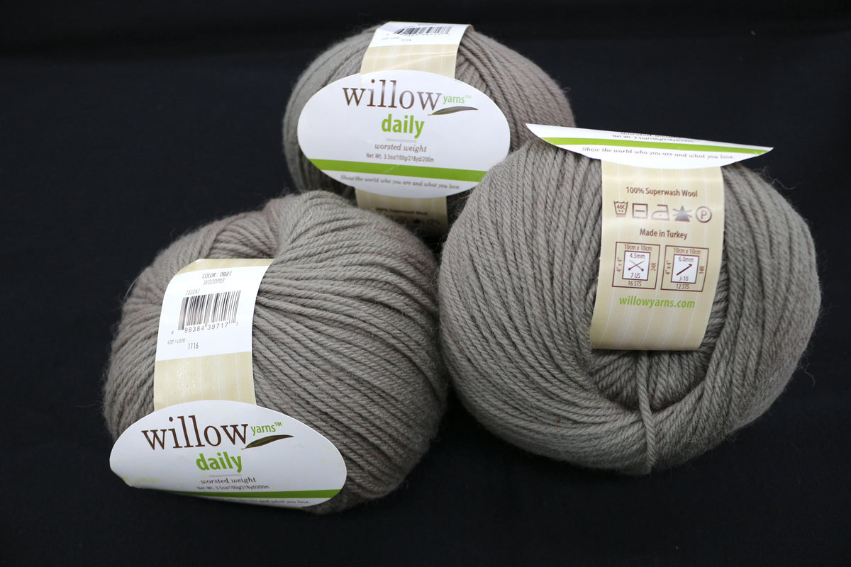 Willow Daily 100% Superwash Wool Yarn