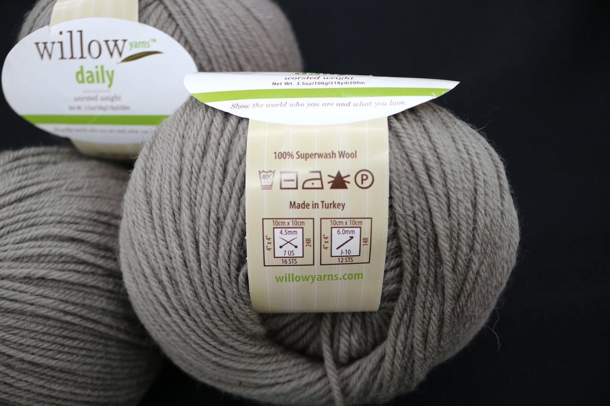 Willow Daily 100% Superwash Wool Yarn