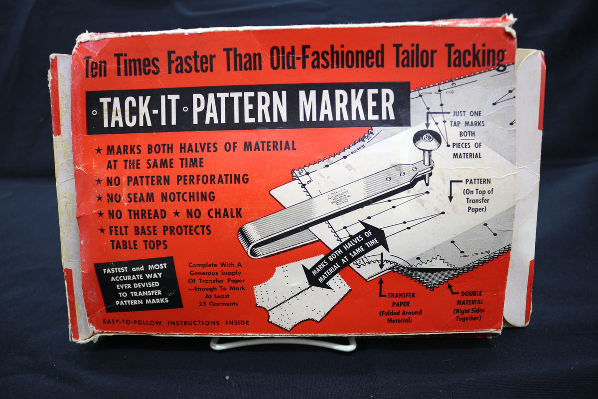 Vintage Tack It Pattern Marker Sewing Notion