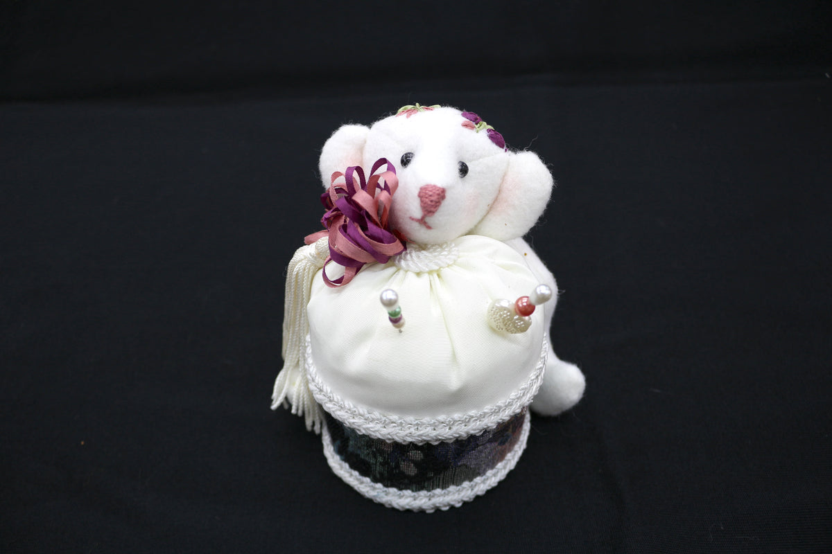 Handmade Bear Pincushion