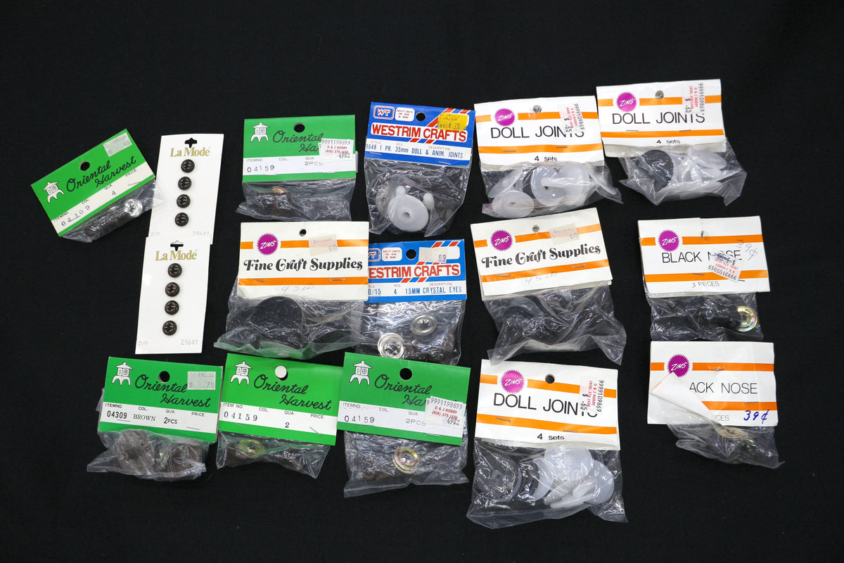Bundle of Doll / Toy Joints and Eyes