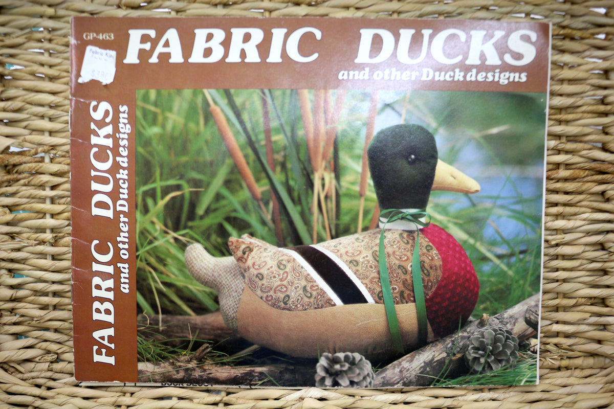Fabric Ducks and Other Duck Designs Sewing Pattern