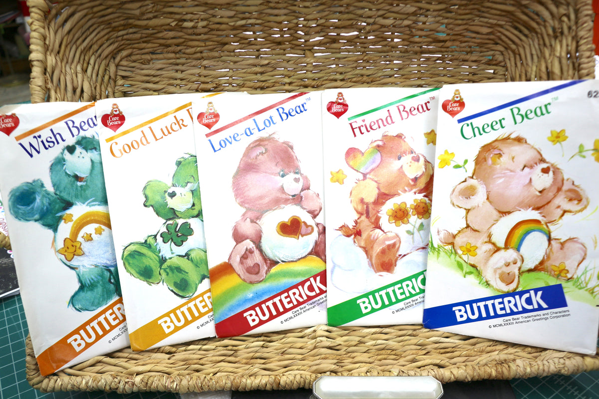 Butterick Care Bear Sewing Pattern Complete Set