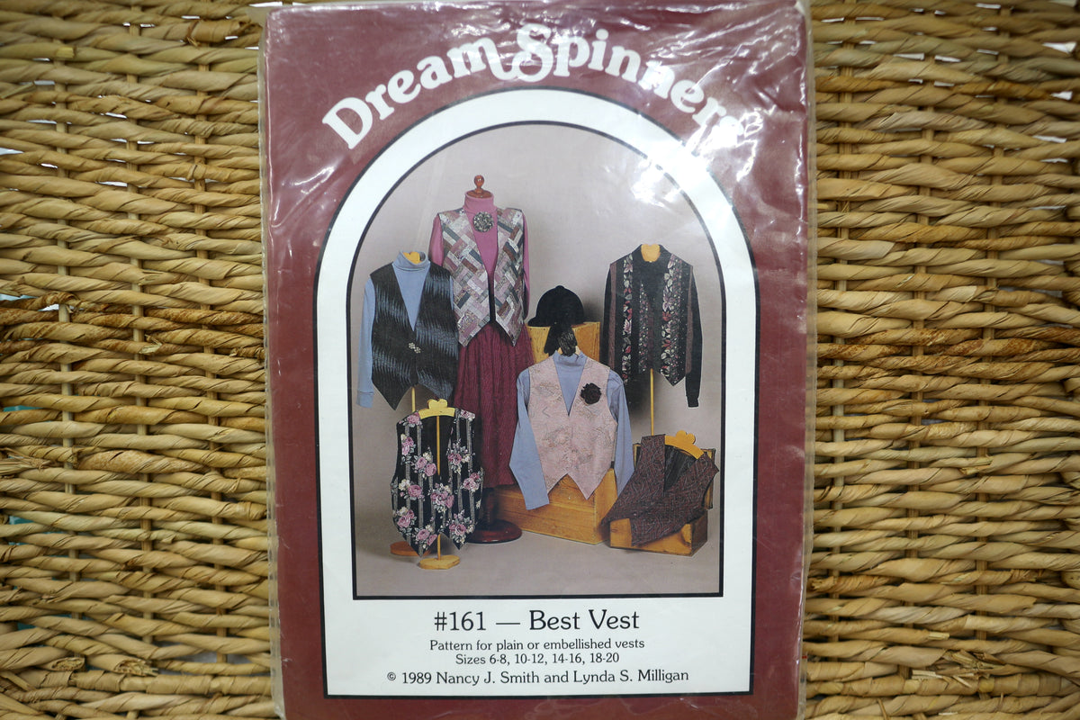 Dream Spinners #161 Best Vest Sewing Pattern