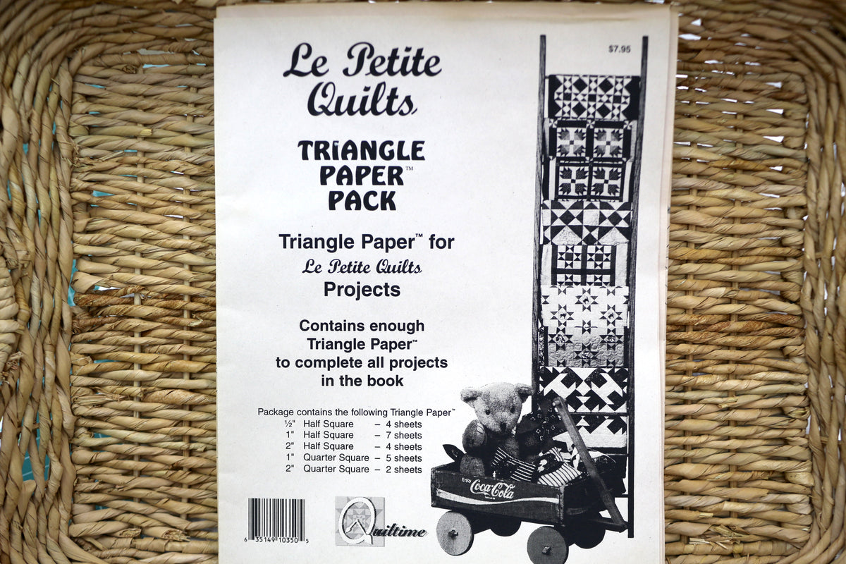 Le Petite Quilts Triangle Paper Pack