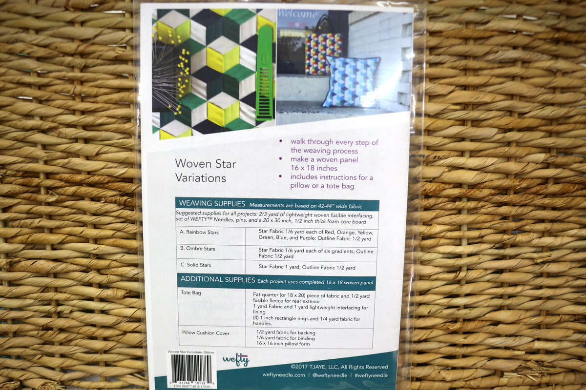 Wefty Woven Star Variations & Woven Diamonds Quilt Patterns