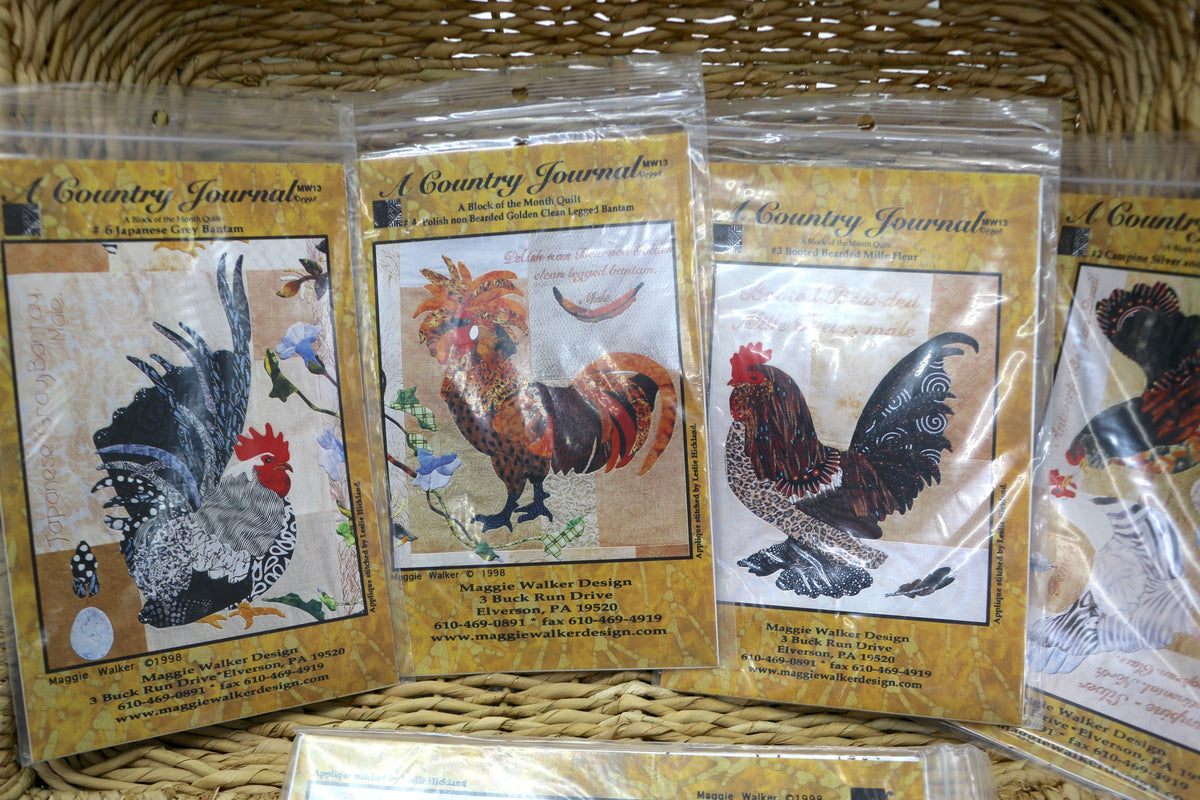 A Country Journal A Block of the Month Chicken Pattern (months 2-8)