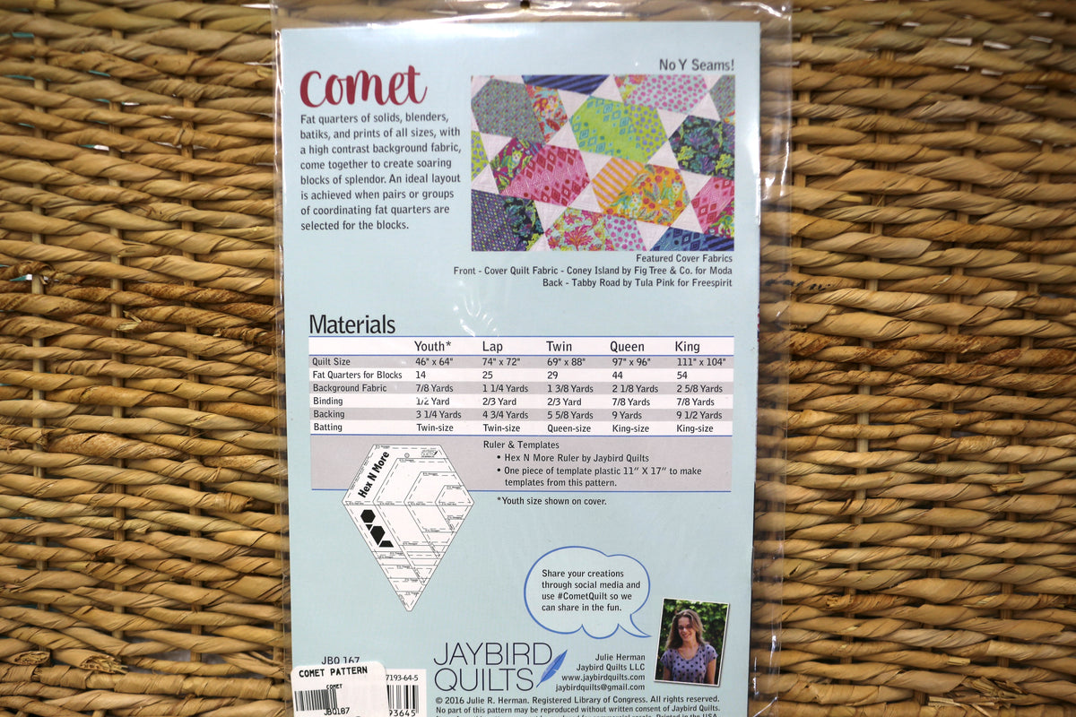 Jaybird Quilts Comet Quilt Pattern