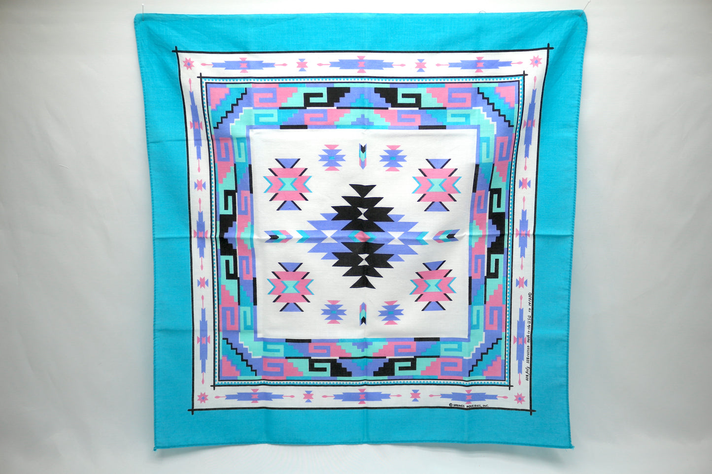 Turquoise Aztec Vibes Bandana