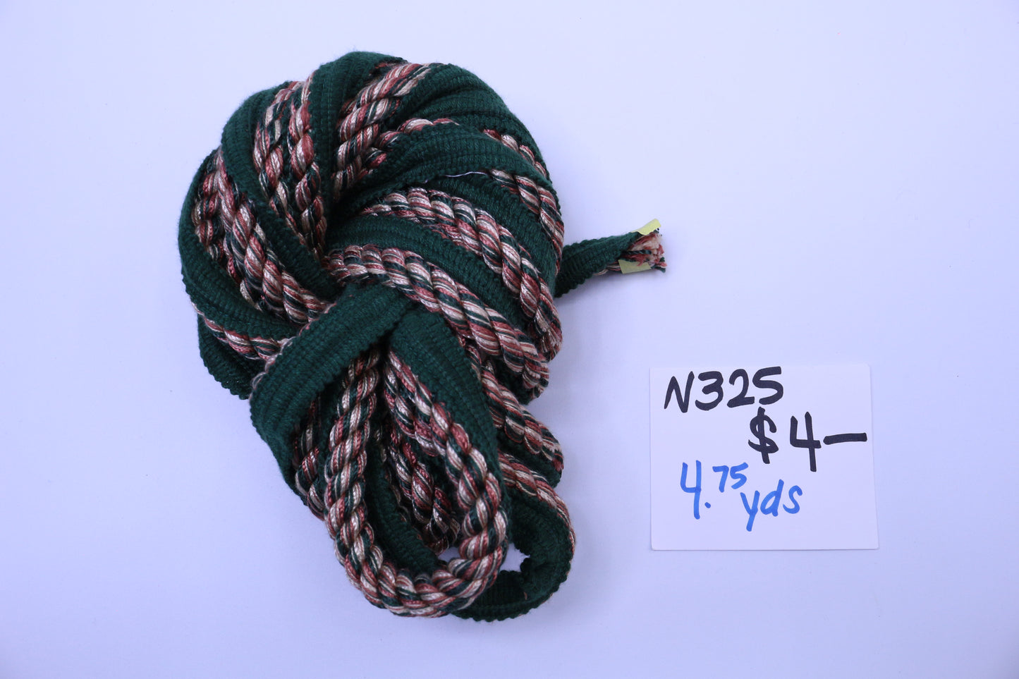 Neutral Braided Rope Trim 4.75 yds