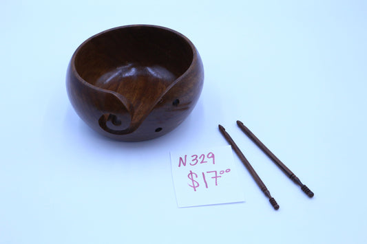 Hagestad Wooden Yarn Bowl, Crochet Tools, Unique Yarn Bowl
