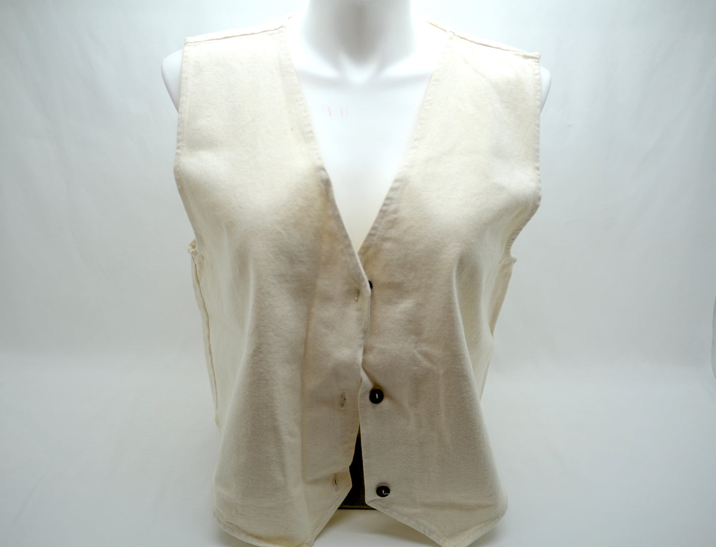 Blank Canvas Vest ready for Creativity